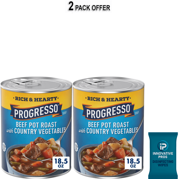 Progresso Beef Pot Roast with Country Vegetables Canned Soup, 18.5 oz
