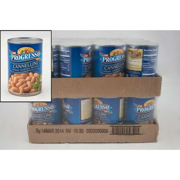 Progresso Cannellini White Kidney Beans, 15 Ounce -- 24 per Case.