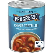 Progresso Cheese Tortellini in Garden Vegetable Tomato Canned Soup, 18.5 oz