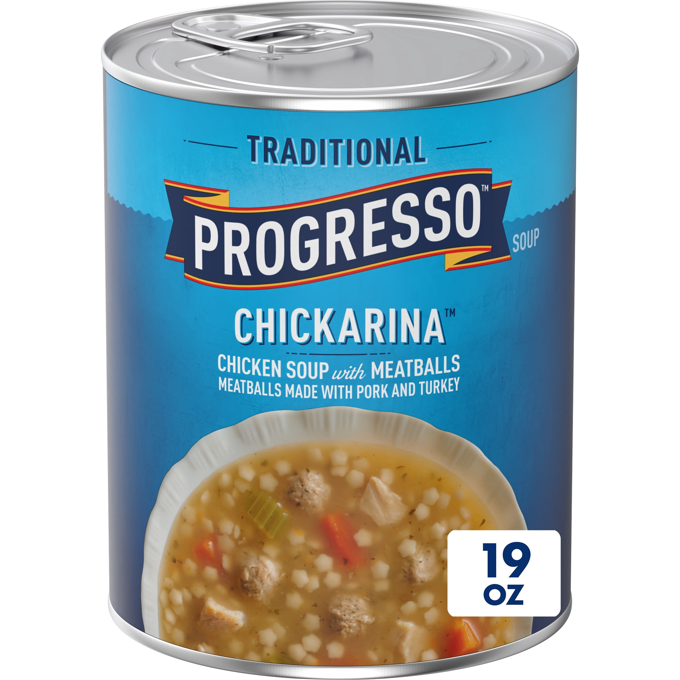 Progresso Chickarina Soup, Traditional Canned Soup, 19 oz