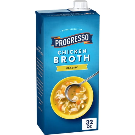 Progresso Chicken Broth, Classic, Gluten Free, 32 oz