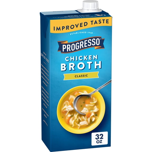 Progresso Chicken Broth, Classic, Gluten Free, 32 oz