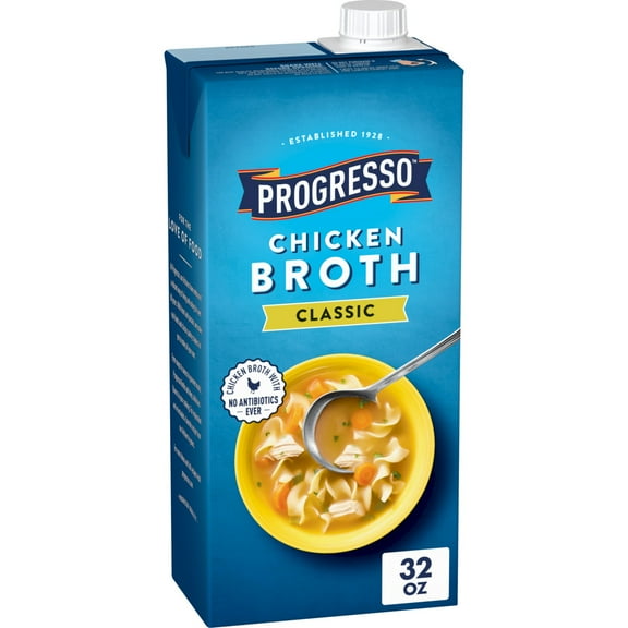 Progresso Chicken Broth, Classic, Gluten Free, 32 oz