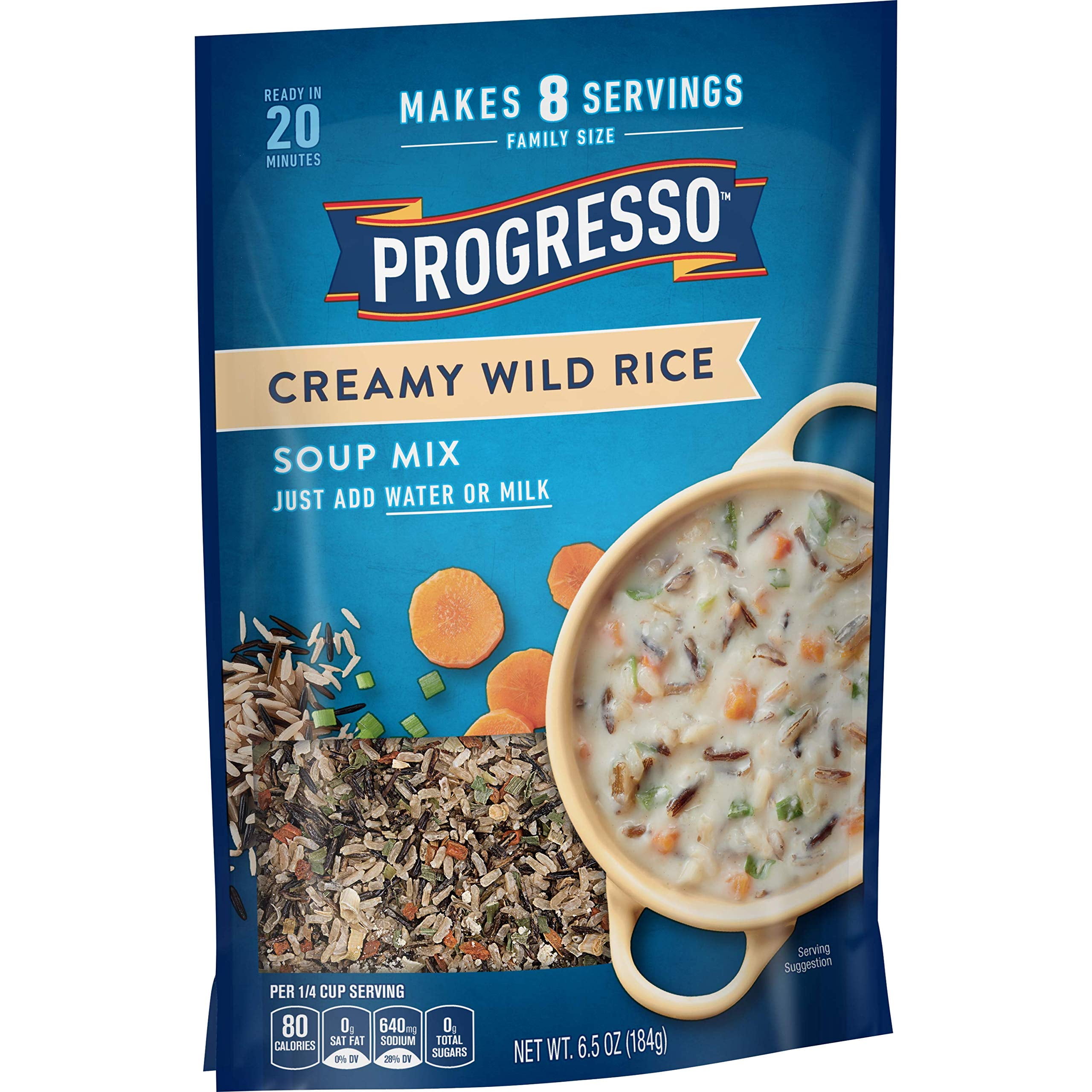 Progresso, Creamy Wild Rice Soup Mix, 6.5 oz (Pack of 8)
