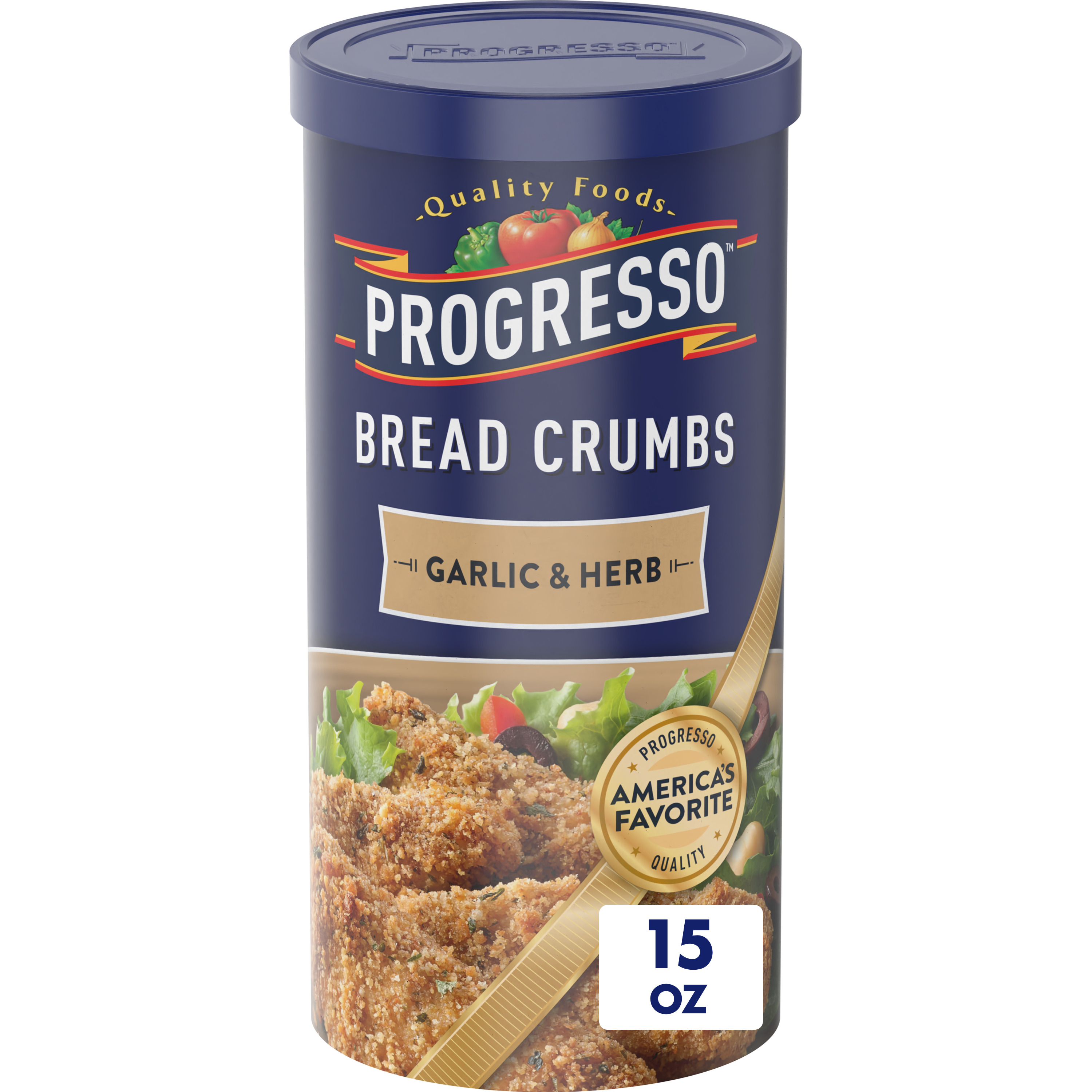 Progresso, Garlic And Herb Bread Crumbs, 15 ounces - image 1 of 9