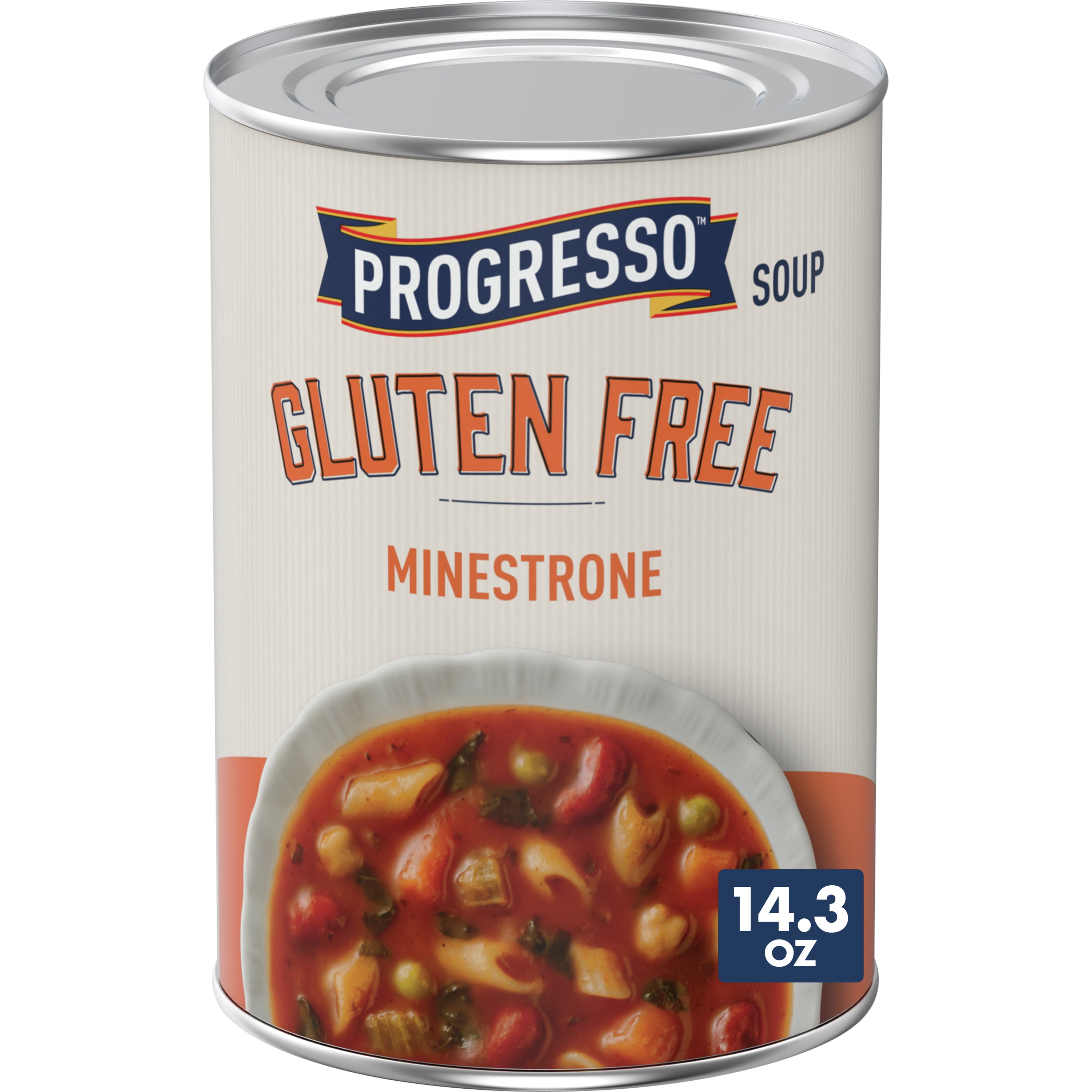 Progresso Gluten Free, Minestrone Soup, 14.3 oz - Walmart.com