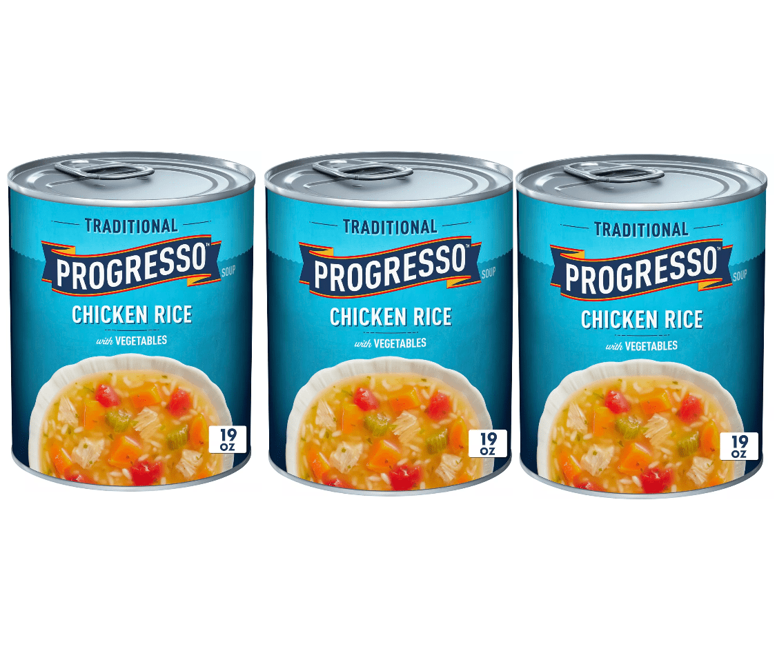 Progresso Gluten Free Traditional Chicken Rice Soup 19oz pack of 3