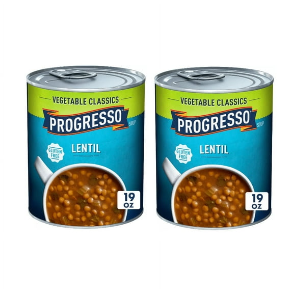 Progresso Gluten Free Vegetable Classics Lentil Soup - 19oz pack of 2
