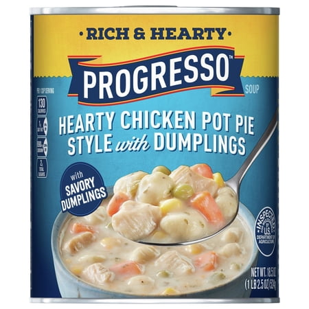 Progresso Hearty Chicken Pot Pie Style with Dumplings Soup - 18.5 oz