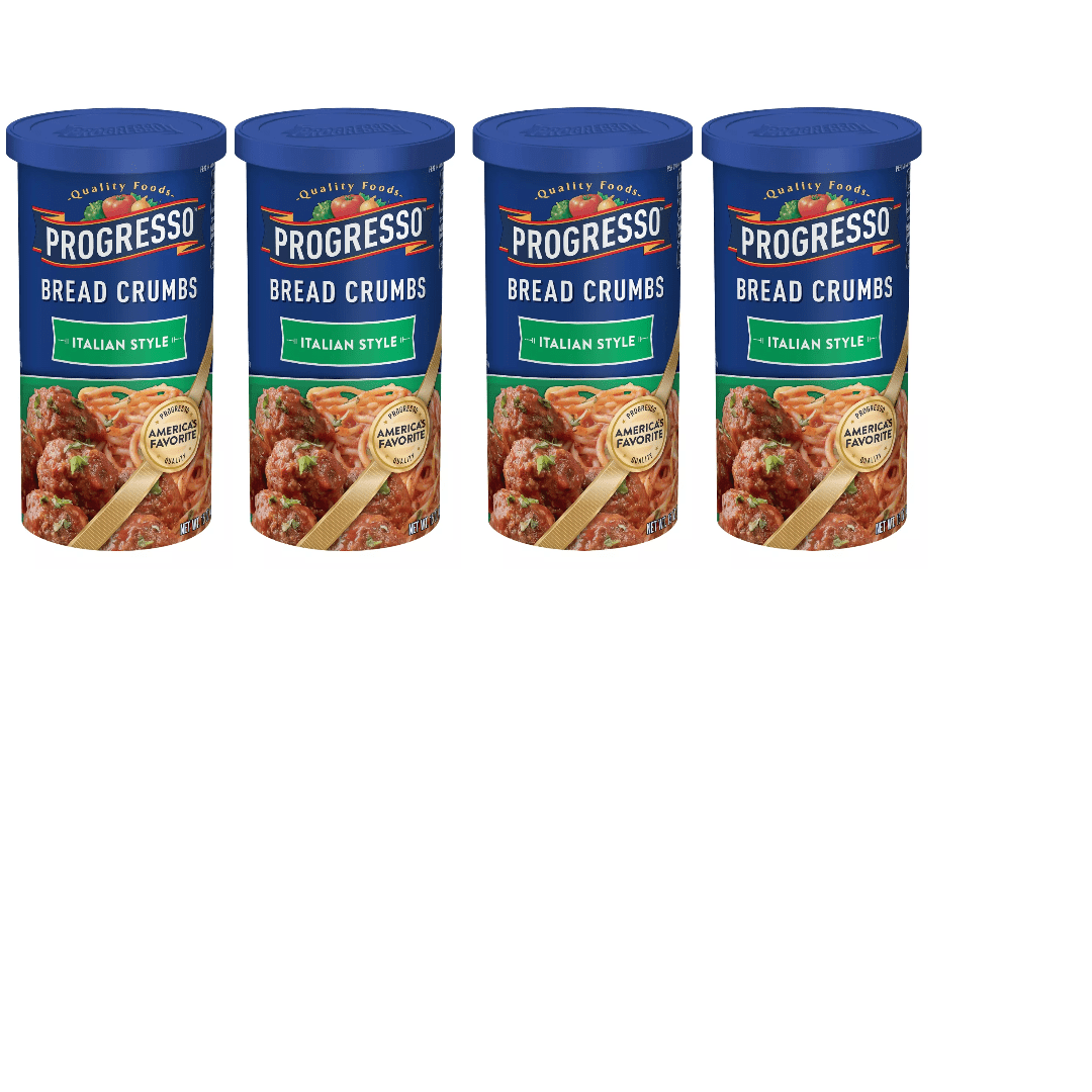 Progresso Italian Style Bread Crumbs, 15 oz pack of 4