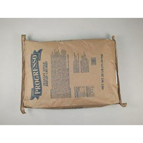 Progresso Italian Style Bread Crumbs Bag, 25 Pound, 1 per Case