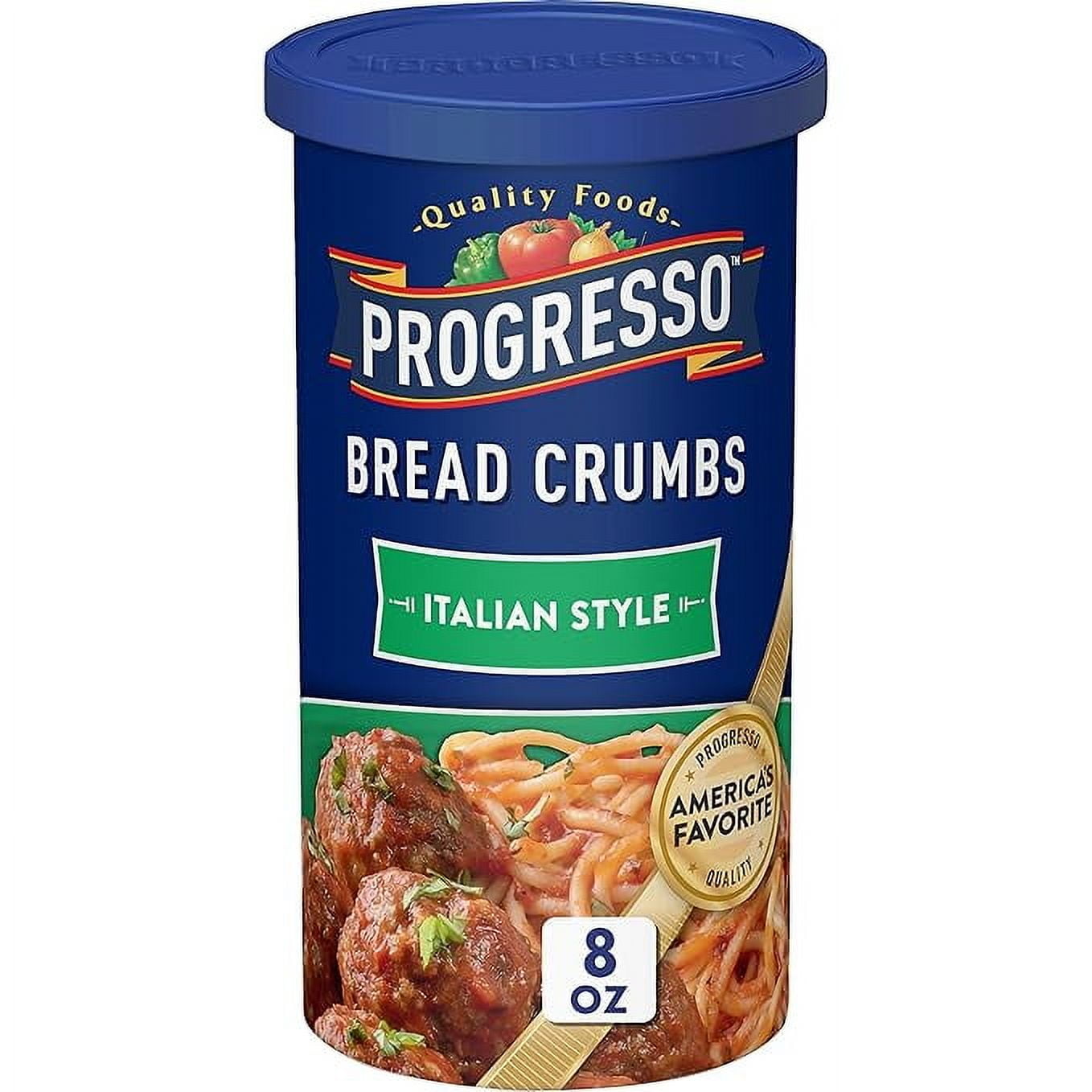 Progresso Italian Style Seasoned Bread Crumbs, 8 ounces