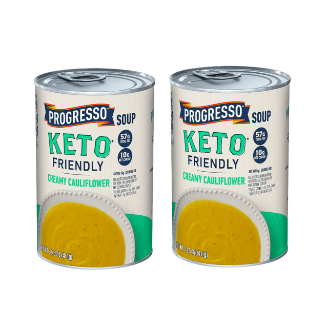 Progresso Keto Friendly Gluten Free Creamy Cauliflower Soup 14.5oz