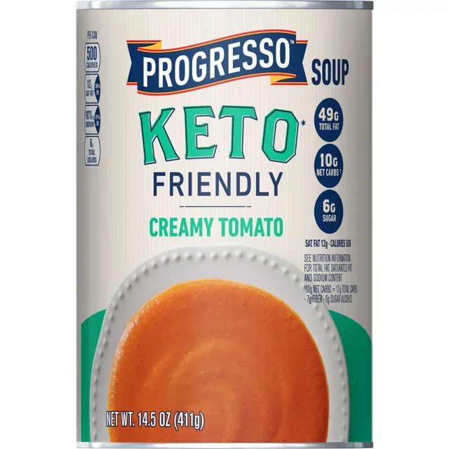 Progresso Keto Friendly Gluten Free Creamy Tomato Soup 14.5oz