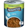 thumbnail image 1 of Progresso Lentil Soup, Vegetable Classics Canned Soup, Gluten Free, 19 oz (Pack of 4), 1 of 5