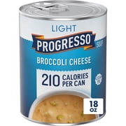 Progresso Light, Broccoli Cheese Canned Soup, Gluten Free, 18 oz.