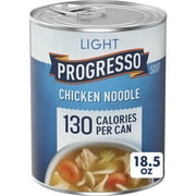 Progresso Light Chicken Noodle Soup, Ready to Serve Canned Soup, 18.5 oz
