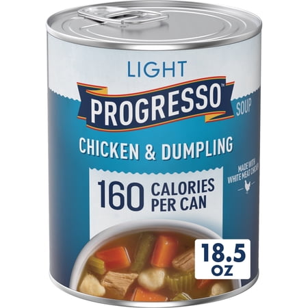 Progresso Light Canned Soup, Chicken and Dumpling Soup, 18.5 oz