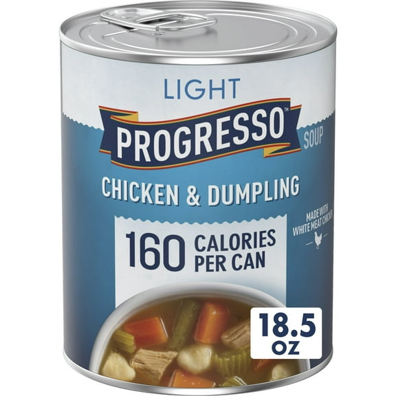 Progresso Light, Chicken & Dumpling Soup, 18.5 oz. (Pack of 4)