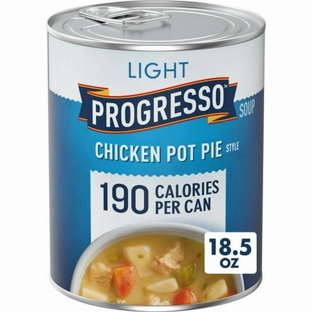 Progresso Light, Chicken Pot Pie Style Canned Soup 18.5 oz (Pack of 7)