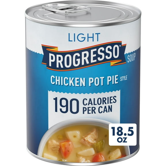 Progresso Light, Chicken Pot Pie Style Canned Soup, 18.5 oz