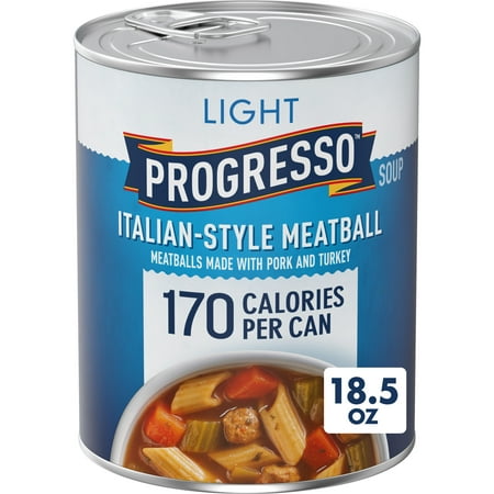 Progresso Light, Italian-Style Meatball Canned Soup, 18.5 oz