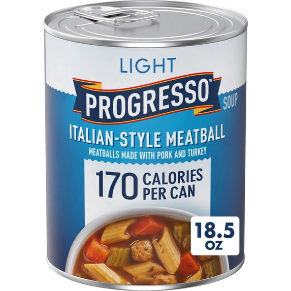 Progresso Light, Italian-Style Meatball Canned Soup, 18.5 oz