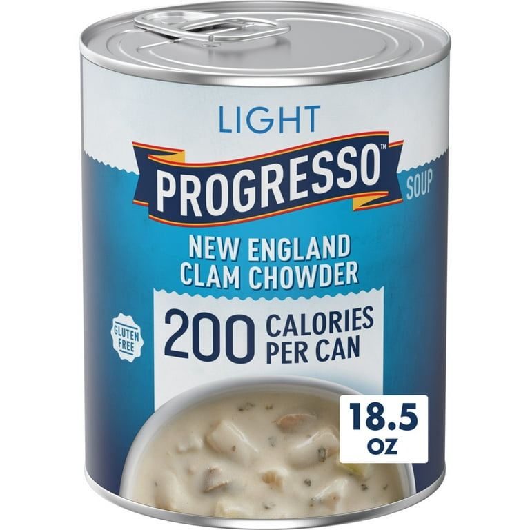 Progresso Light New England Clam Chowder Soup, Gluten-Free, Low