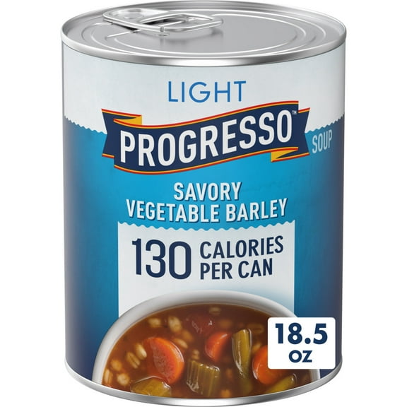 Progresso Light, Savory Vegetable Barley Canned Soup, 18.5 oz