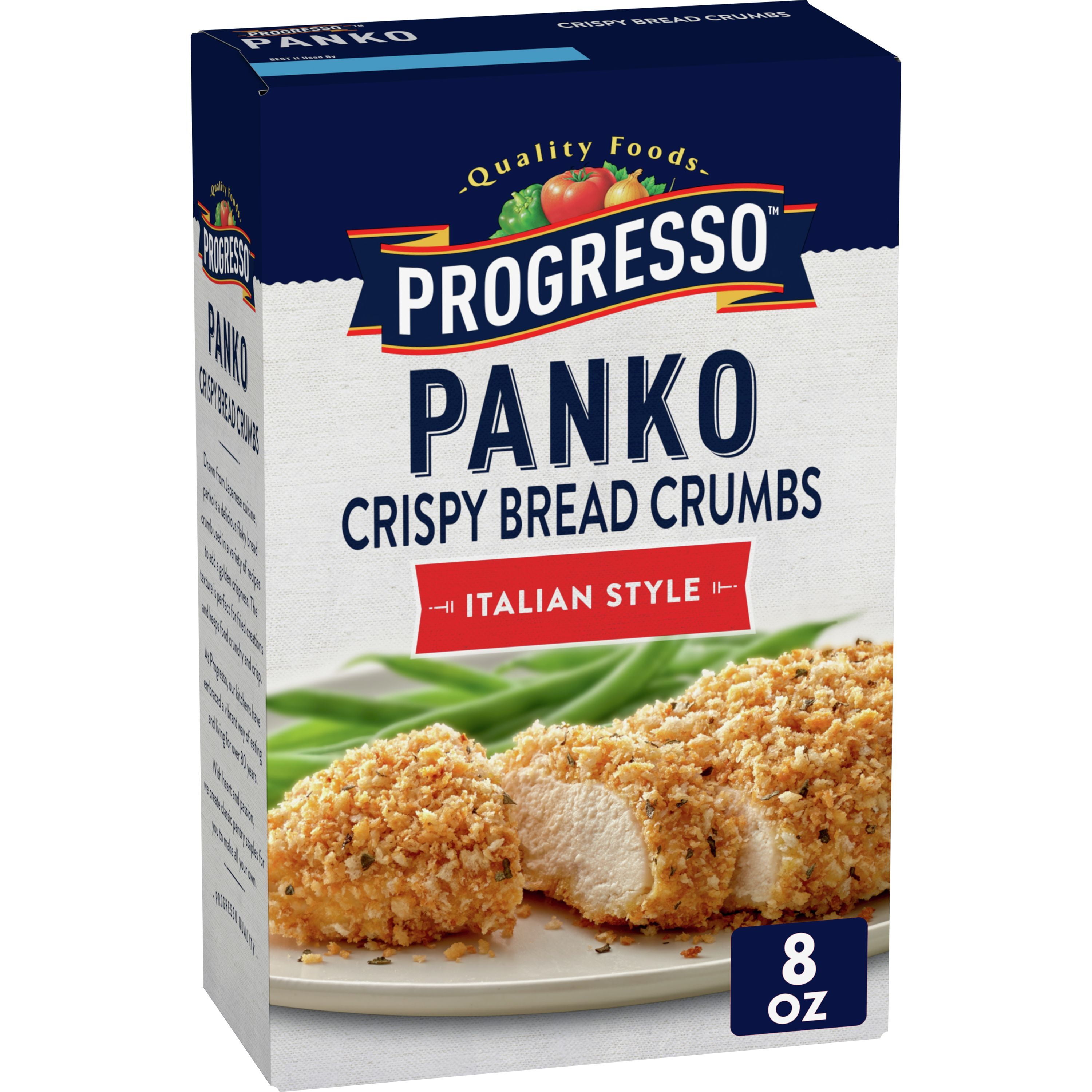 Progresso Panko Crispy Bread Crumbs, Italian Style, 8 oz.