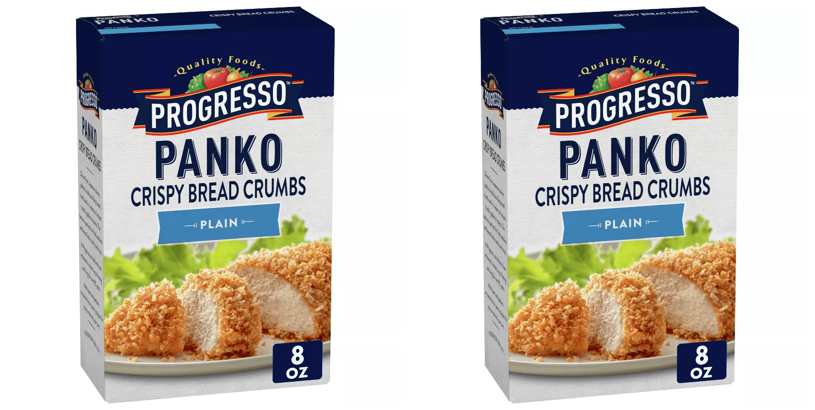 Progresso Panko Crispy Bread Crumbs Plain - 8oz pack of 2