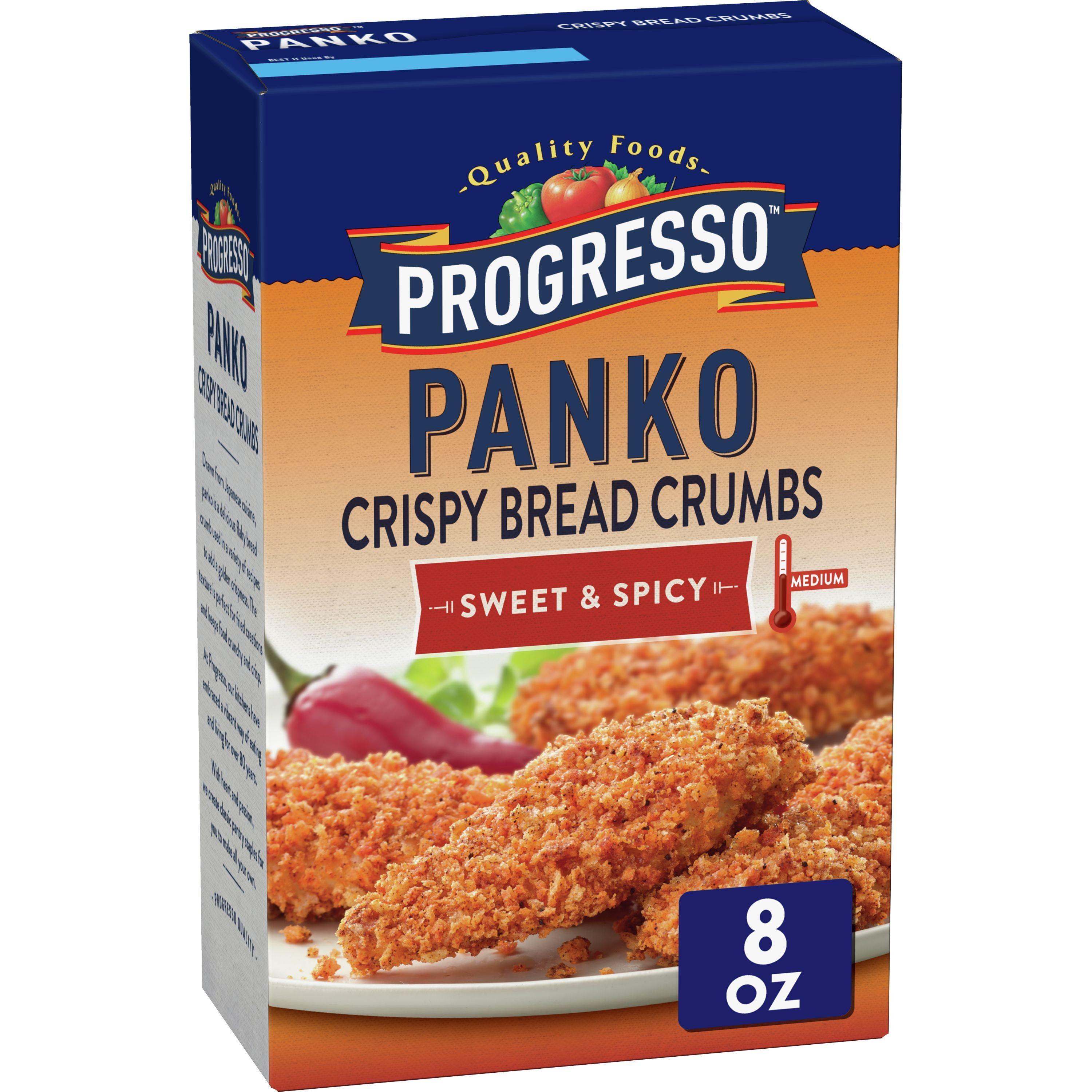 Progresso Panko Crispy Bread Crumbs, Sweet & Spicy, 8 oz.