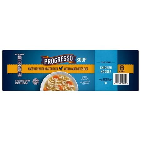 Progresso Ready-to-Serve Traditional Chicken Noodle Soup, New, 8 Pk.