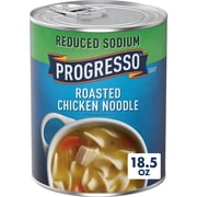Progresso Reduced Sodium Canned Soup, Roasted Chicken Noodle Soup, 18.5 oz