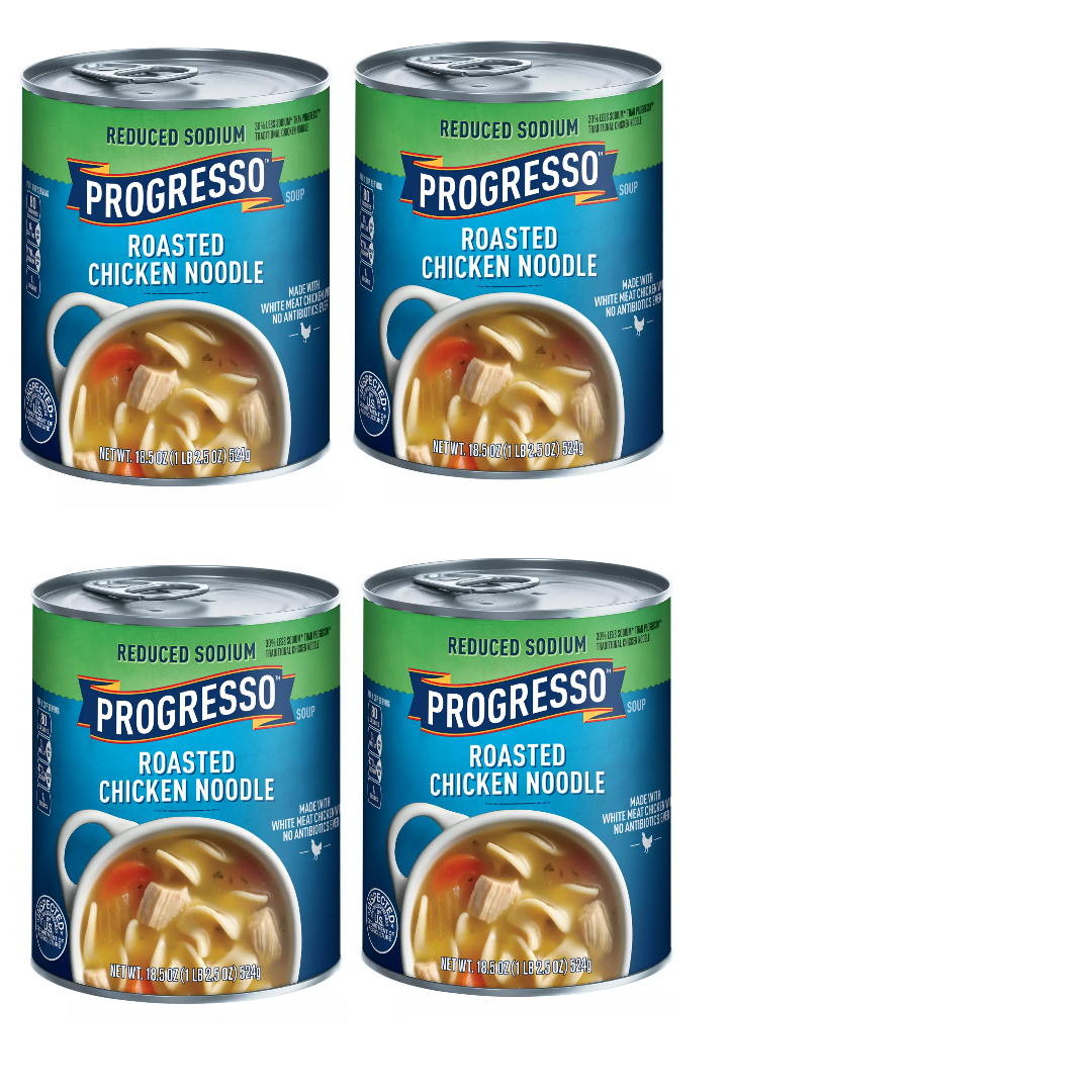 Progresso Reduced Sodium Heart Healthy Chicken Noodle Soup, 18.5 oz ...