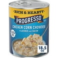 thumbnail image 1 of Progresso Chicken Corn Chowder Canned Soup, Flavored with Bacon, Gluten Free, 18.5 oz, 1 of 14