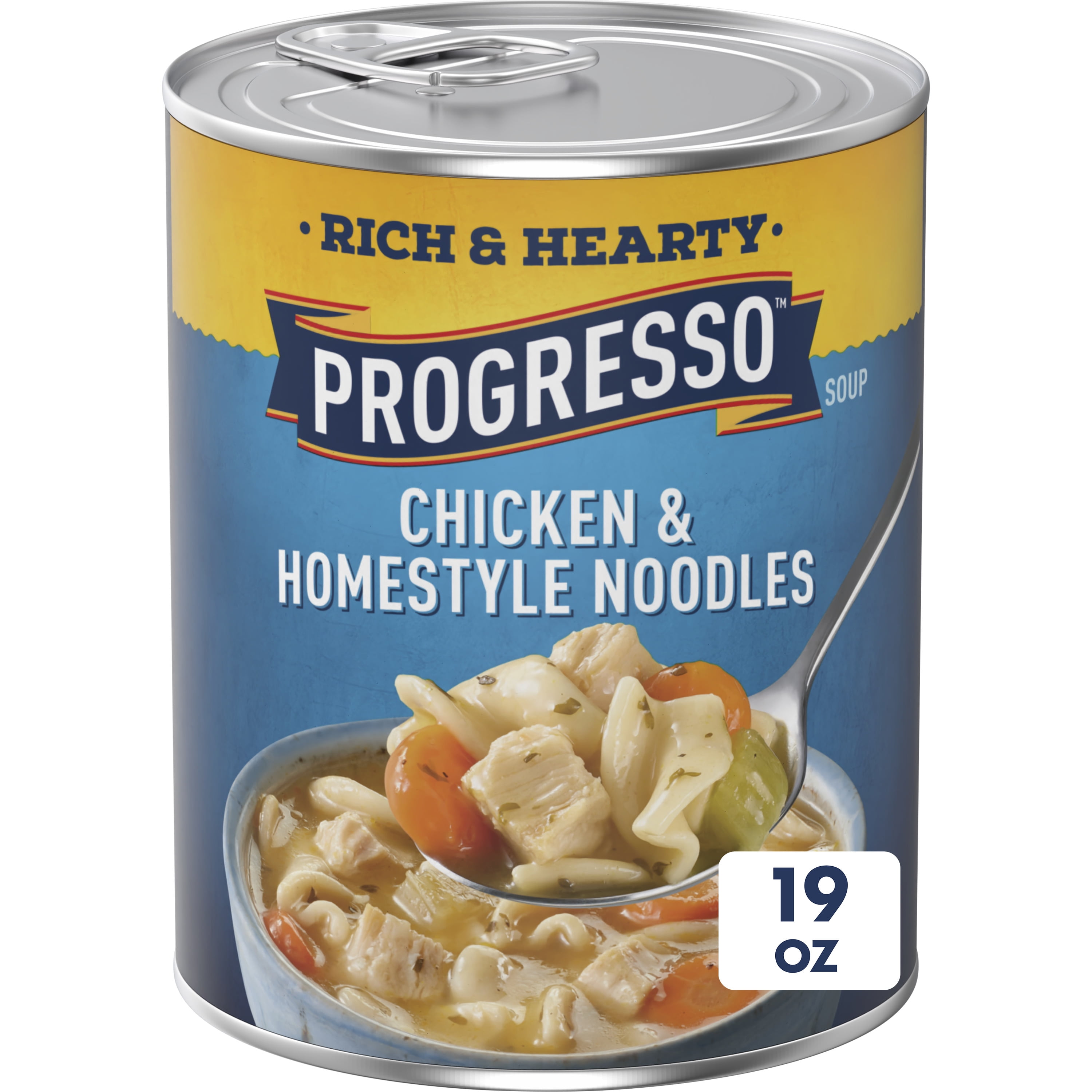 Progresso Rich & Hearty, Chicken & Homestyle Noodle Canned Soup, 19 oz