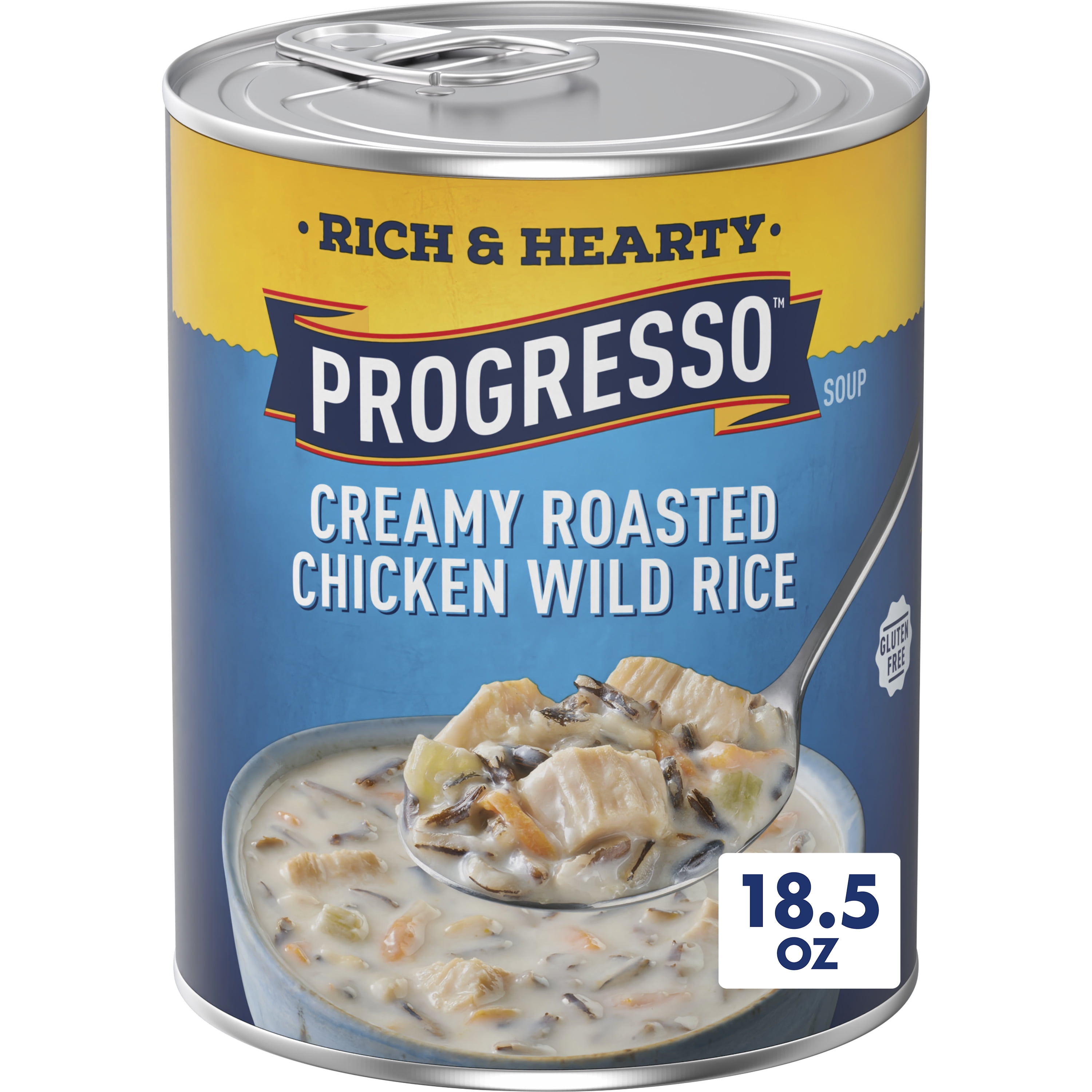 Progresso Rich & Hearty, Creamy Roasted Chicken Wild Rice Canned Soup