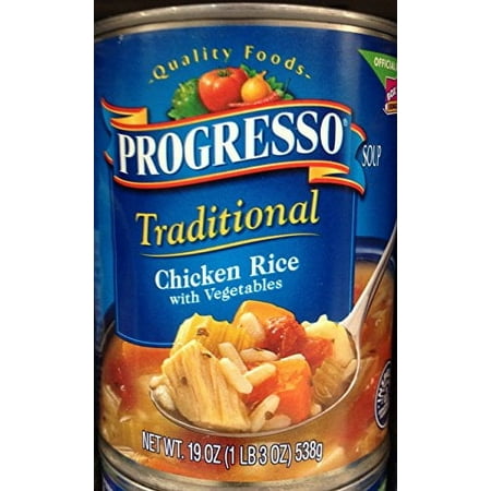 Progresso Soup Chicken Rice with Vegetables Soup Gluten Free 19 oz (Pack of 2)
