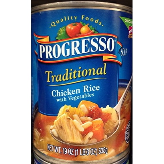 Progresso Soup Chicken Rice with Vegetables Soup Gluten Free 19 oz (Pack of 2)