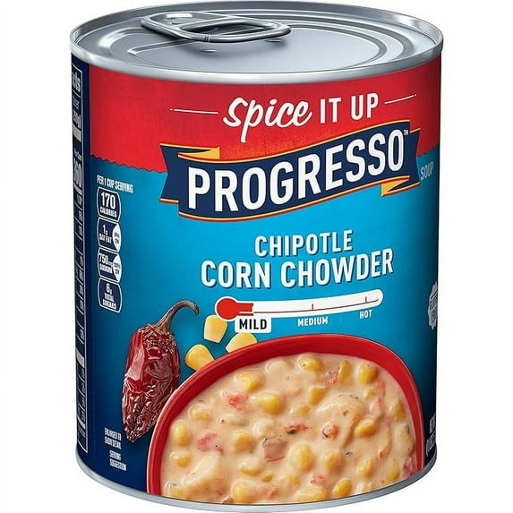 Progresso Spicy Chipotle Corn Chowder, 18.5 oz