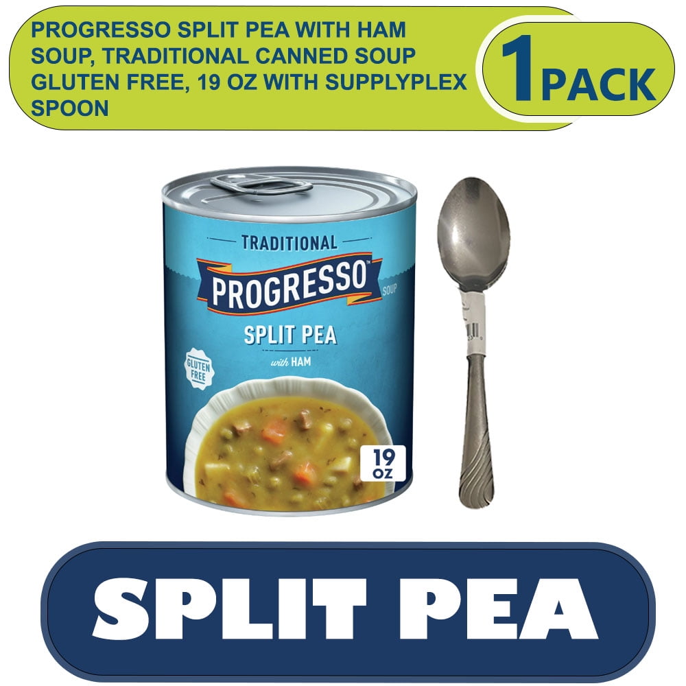 Progresso Split Pea With Ham Soup, Traditional Canned Soup Gluten Free