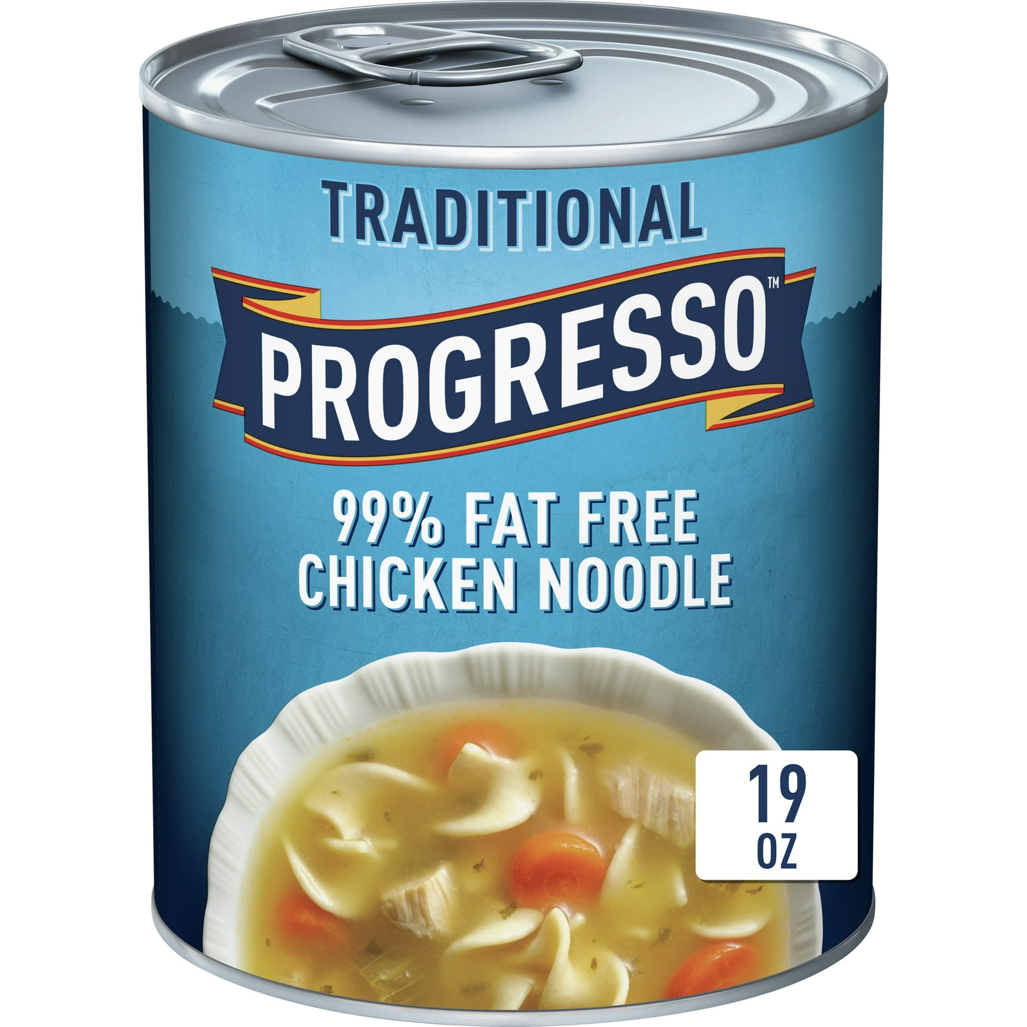 Progresso Traditional, 99 Fat Free Chicken Noodle Canned Soup, 19 oz