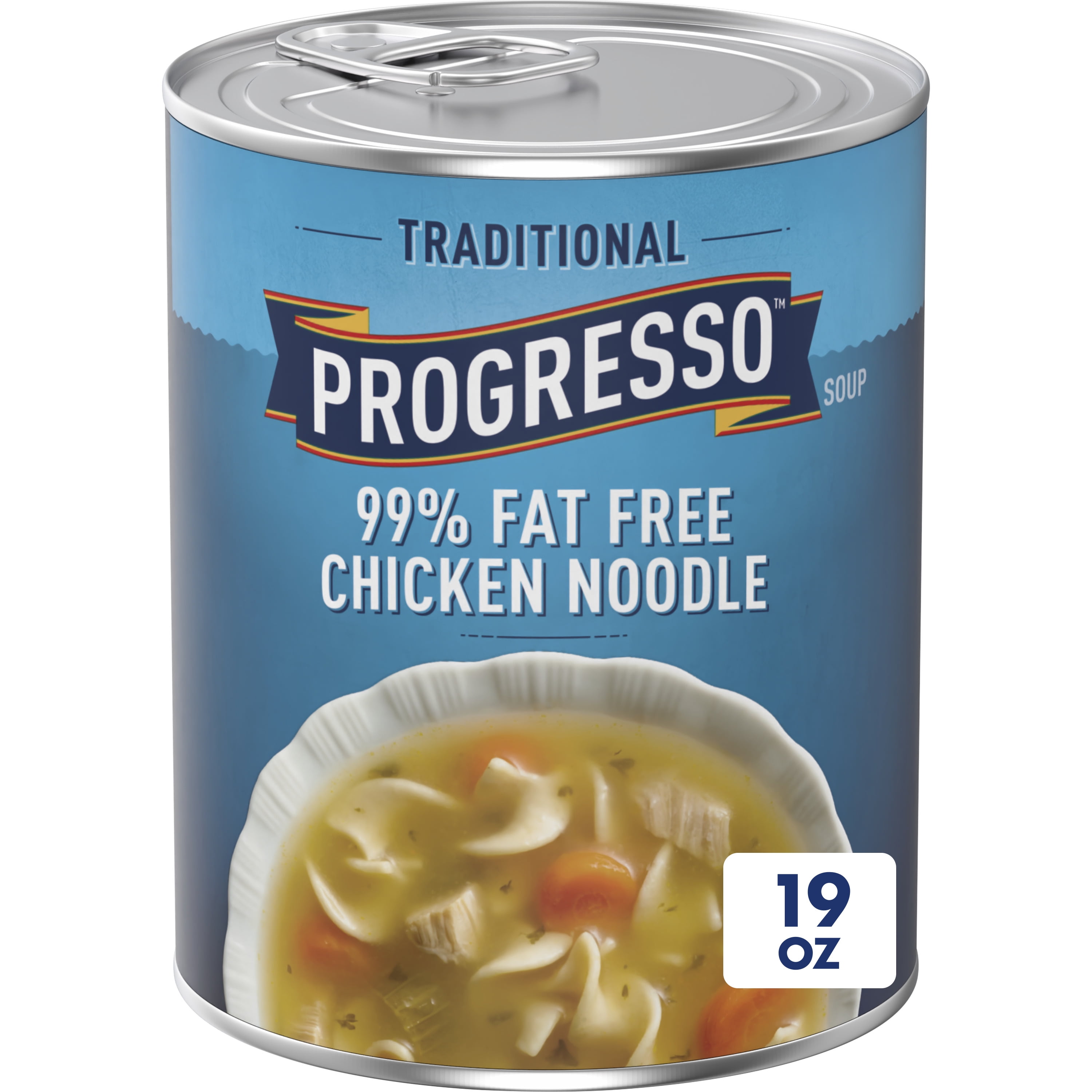 Progresso Traditional, 99 Fat Free Chicken Noodle Canned Soup, 19 oz