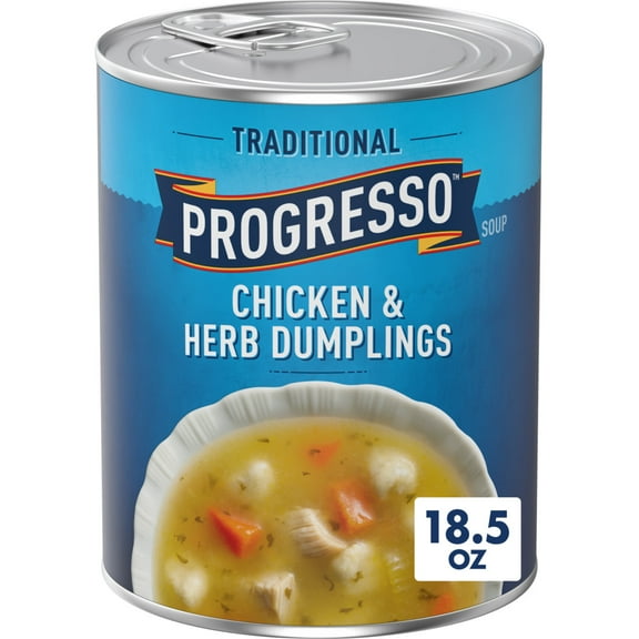 Progresso Traditional, Chicken and Herb Dumplings Canned Soup, 18.5 oz