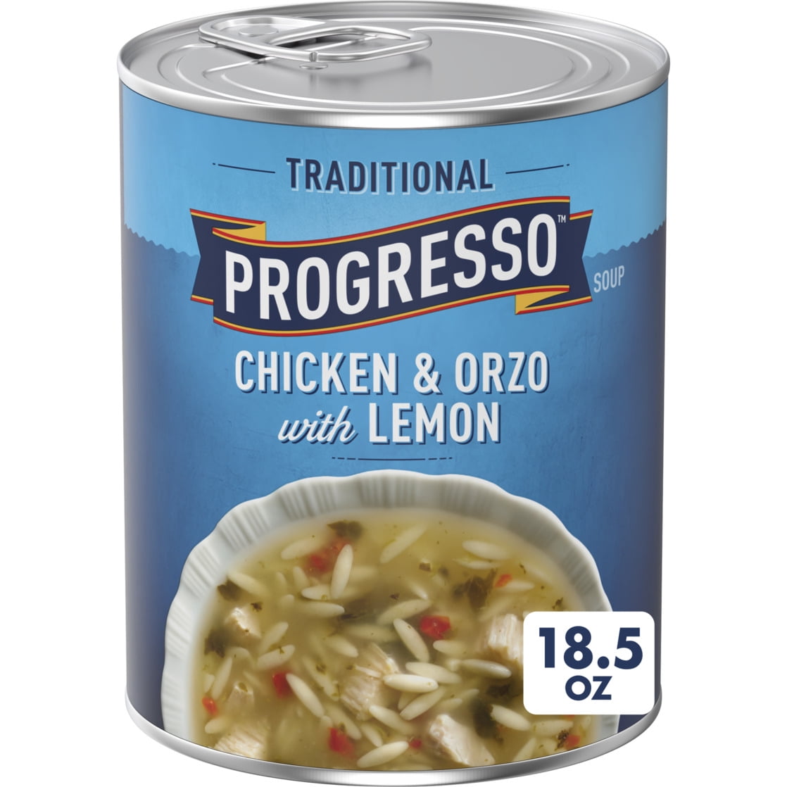 Progresso Traditional, Chicken & Orzo with Lemon Canned Soup, 18.5 oz.