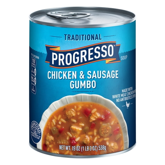Progresso Traditional Chicken & Sausage Gumbo Soup - 19 oz