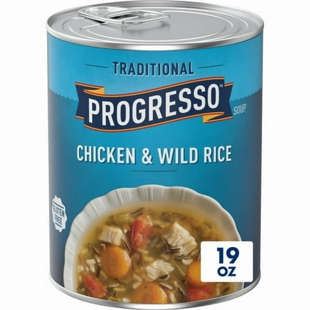 Progresso Traditional Chicken and Wild Rice Soup Gluten Free 19 oz (Pack of 3)