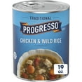 Progresso Traditional, Chicken and Wild Rice Soup, Gluten Free, 19 oz