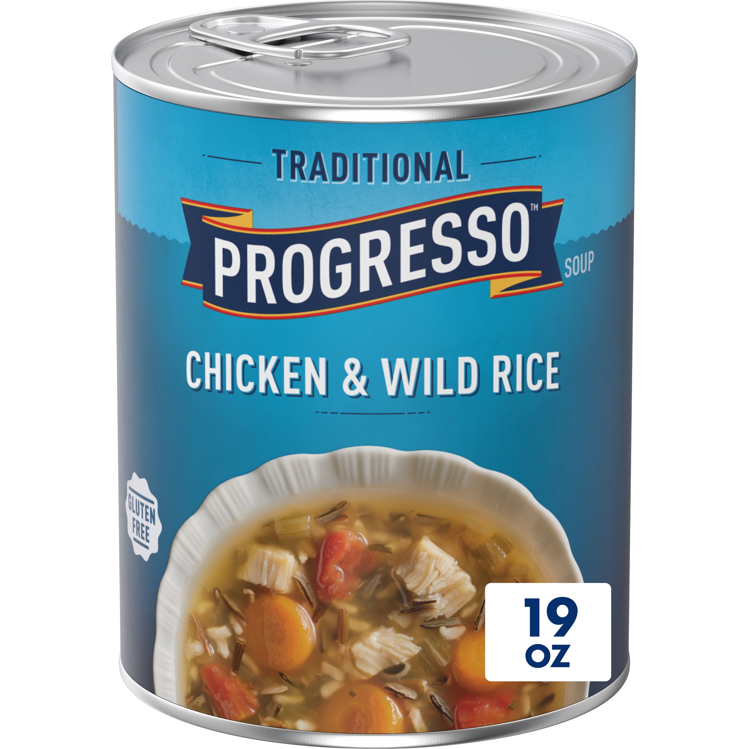 Progresso Traditional, Chicken and Wild Rice Soup, Gluten Free, 19 oz.